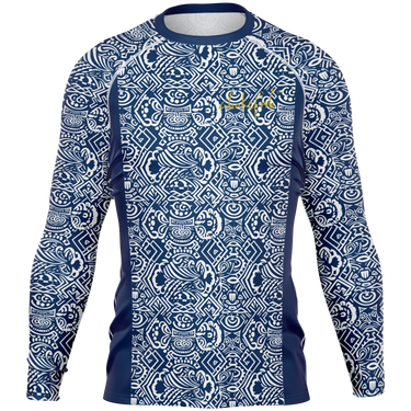 Chokefish™ Long Sleeve Rashguard Maori Men's Shirt-009